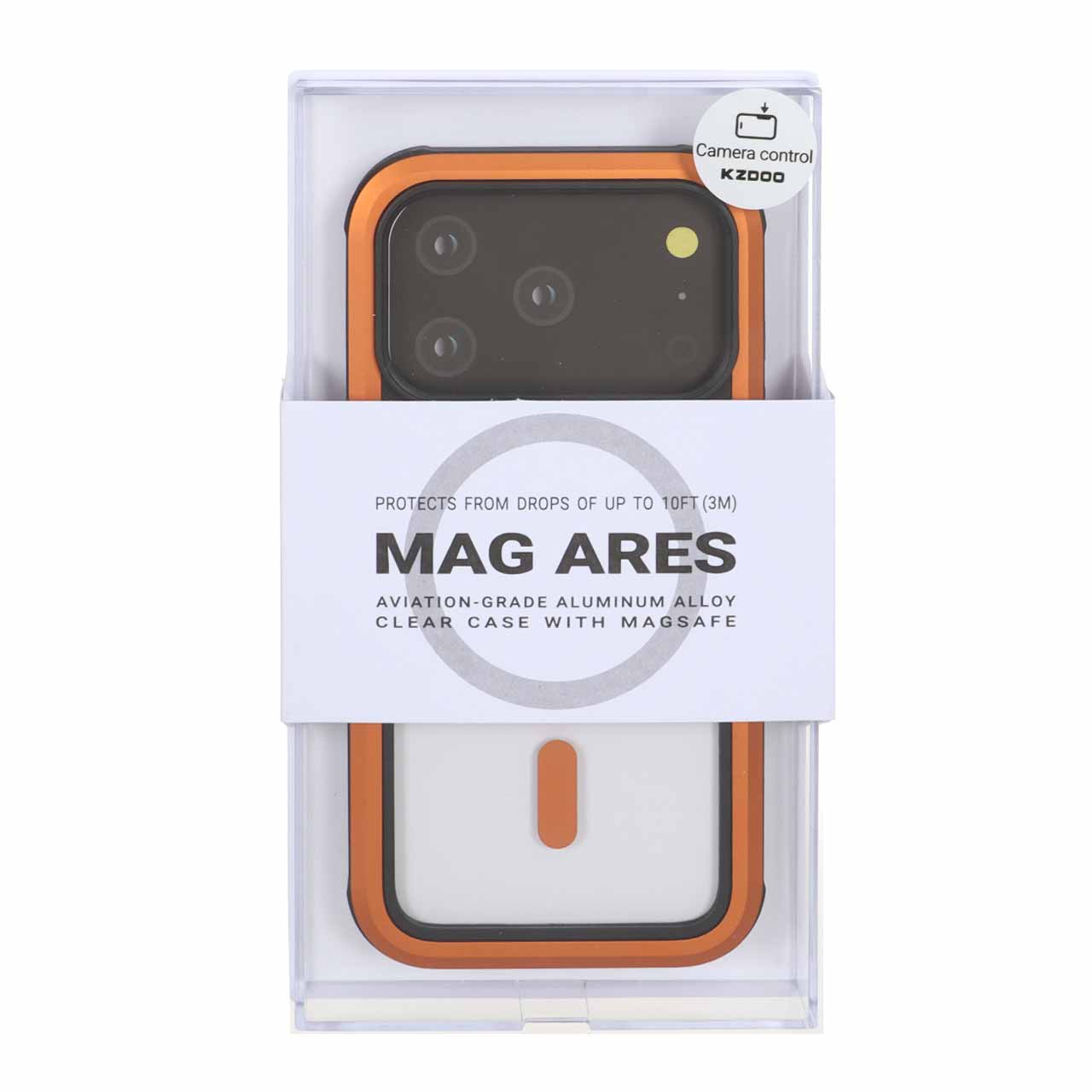 قاب Original KDoo MAG ARES مدل Apple iPhone 17 Pro - نارنجی (پک دار) - NTC